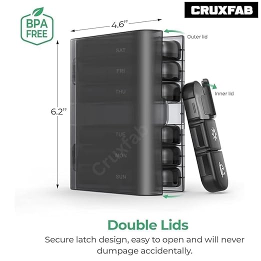 7 days and 3 Times Marking Pill Organizer Box