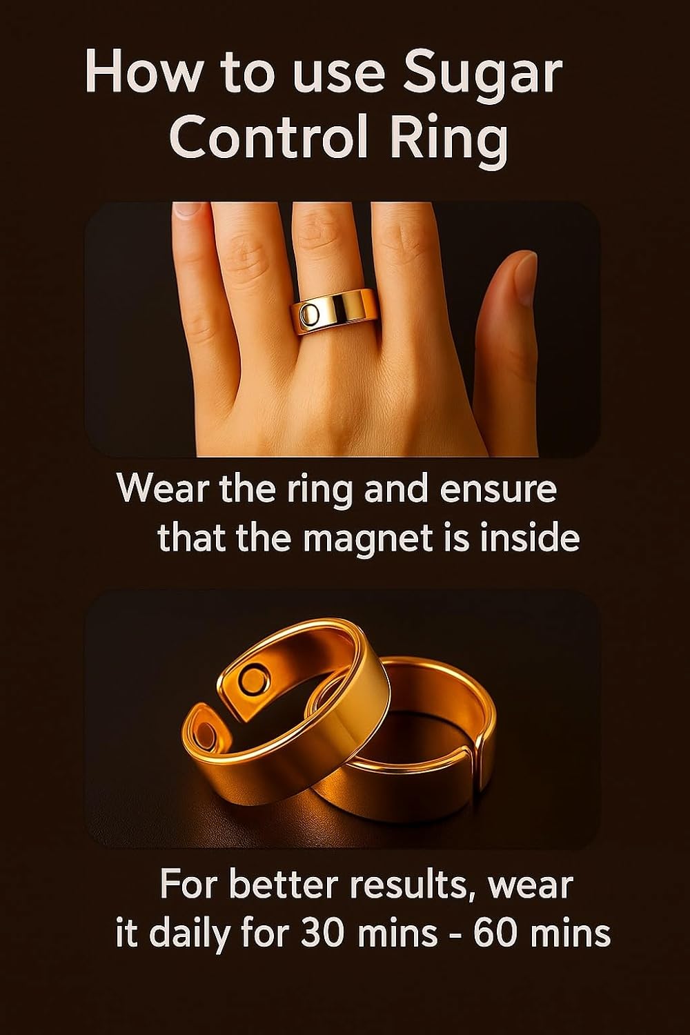 Blood Sugar Control Ring (1 Pcs)