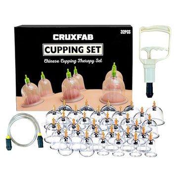‎32 Pcs Hijama Vacuum Cupping Set