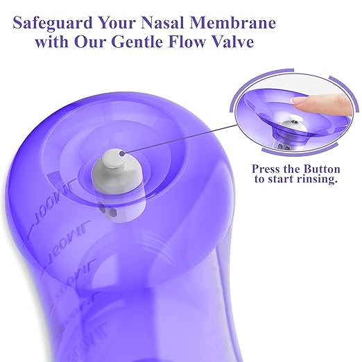 300ml Jal Neti Pots Bottle for Sinus BPA Free