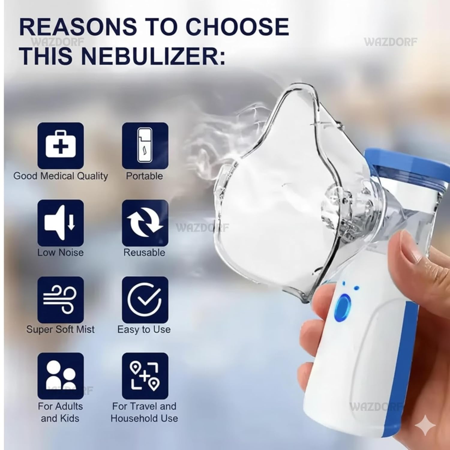 Portable Mesh Nebulizer