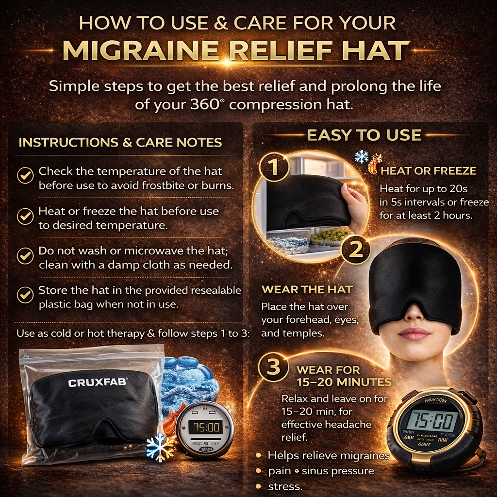 Migraine Relief Cap