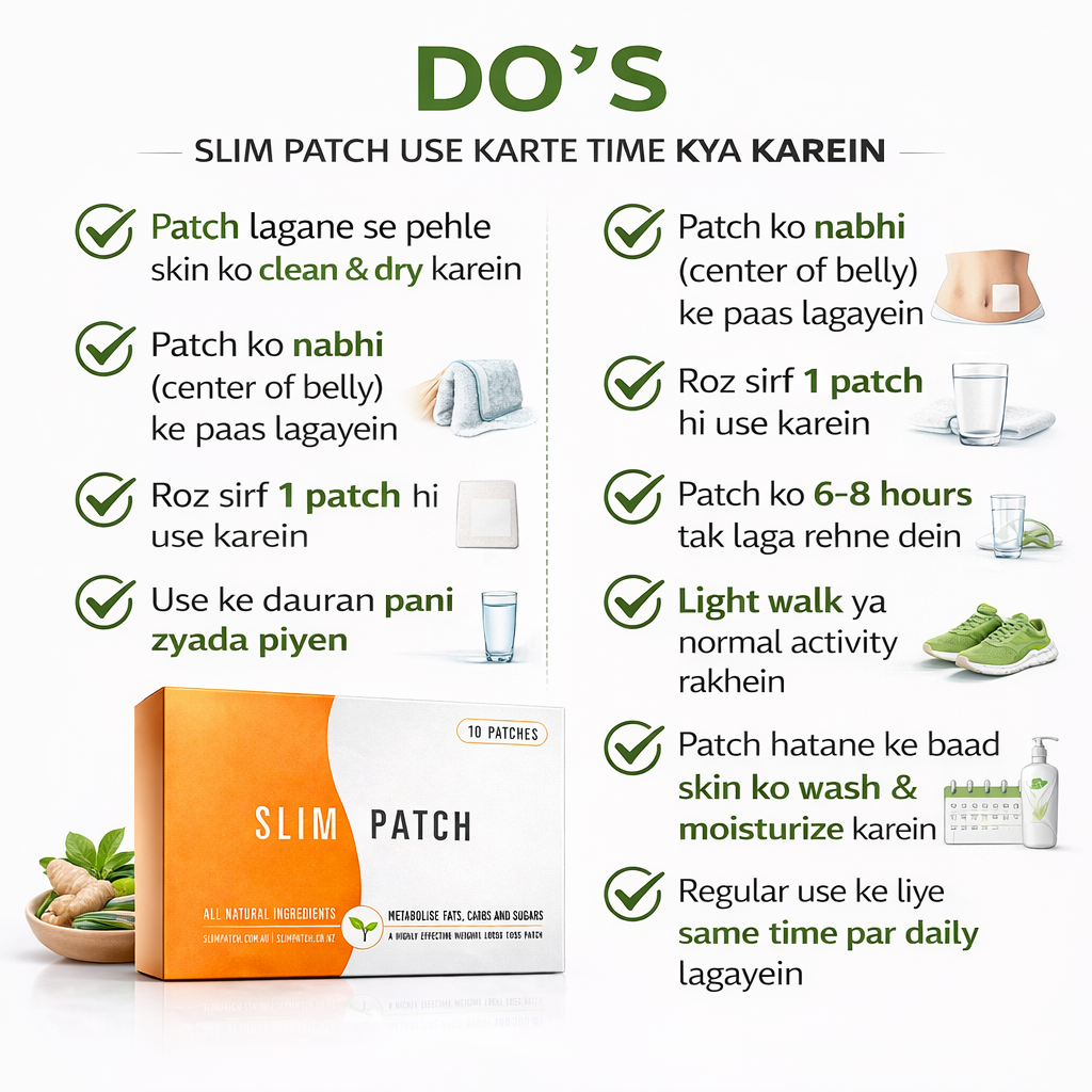 Slimming Patch Two Choices Magnet Weight Reduce Fat Burning Lose Weight Navel Sticker for Belly Slim(Pack of 2)