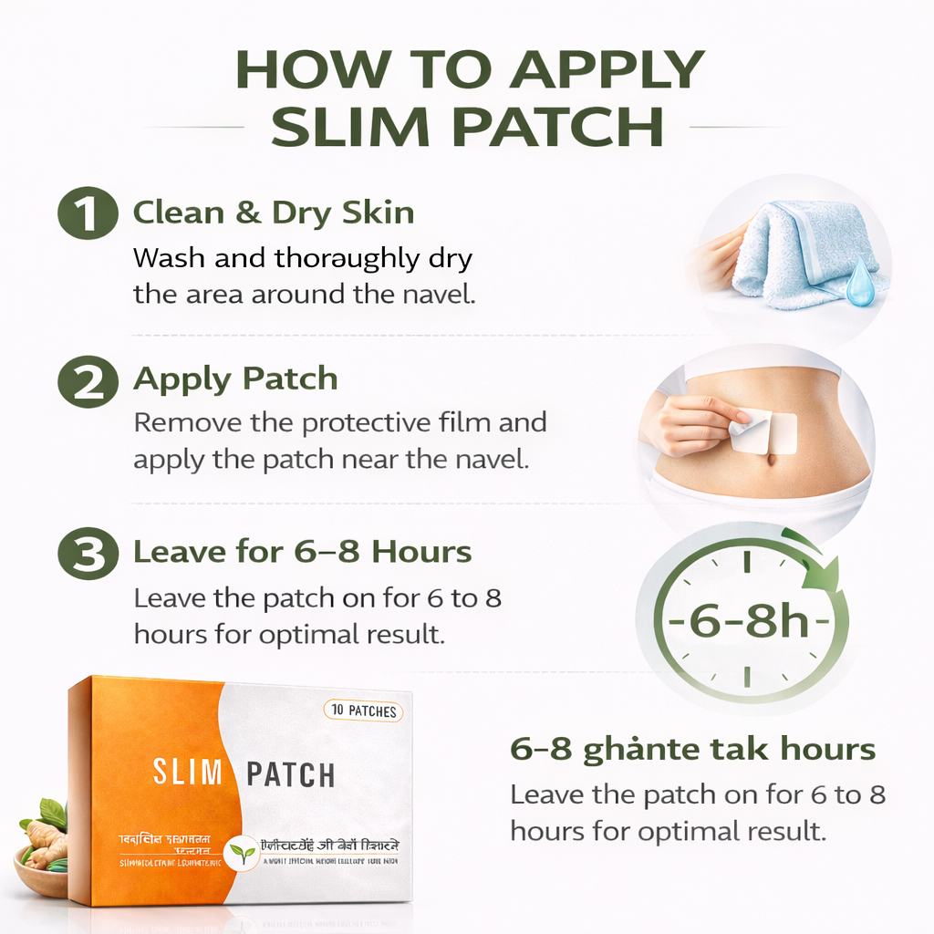 Slimming Patch Two Choices Magnet Weight Reduce Fat Burning Lose Weight Navel Sticker for Belly Slim(Pack of 1)