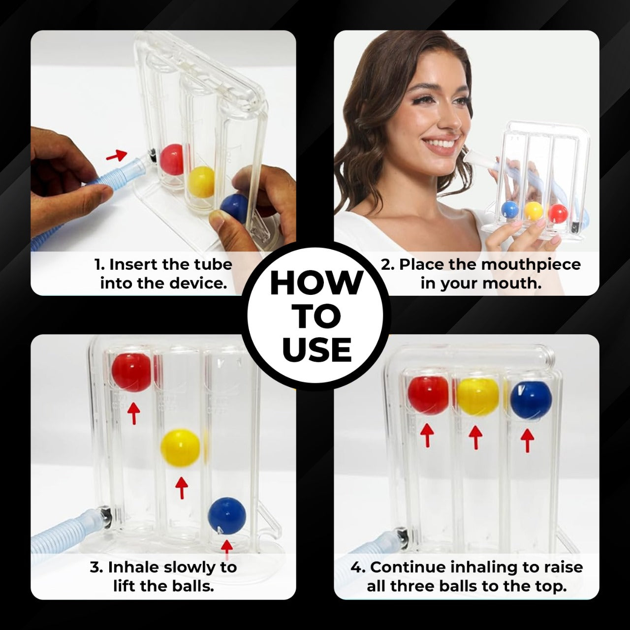 3 Ball Lung Exerciser